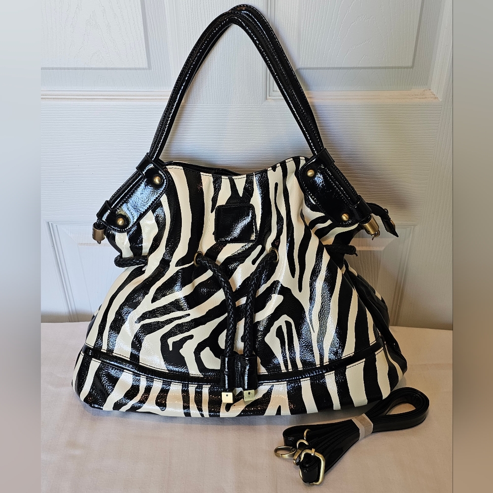 Zebra Hobo Bag